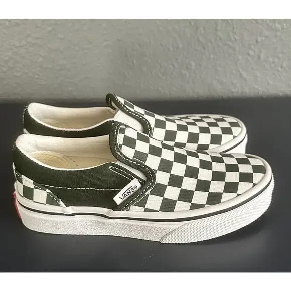 Vans Unisex Youth Classic Slip-On Shoe Color Theory Checkerboard Size 11.5UY NEW - Picture 5 of 10